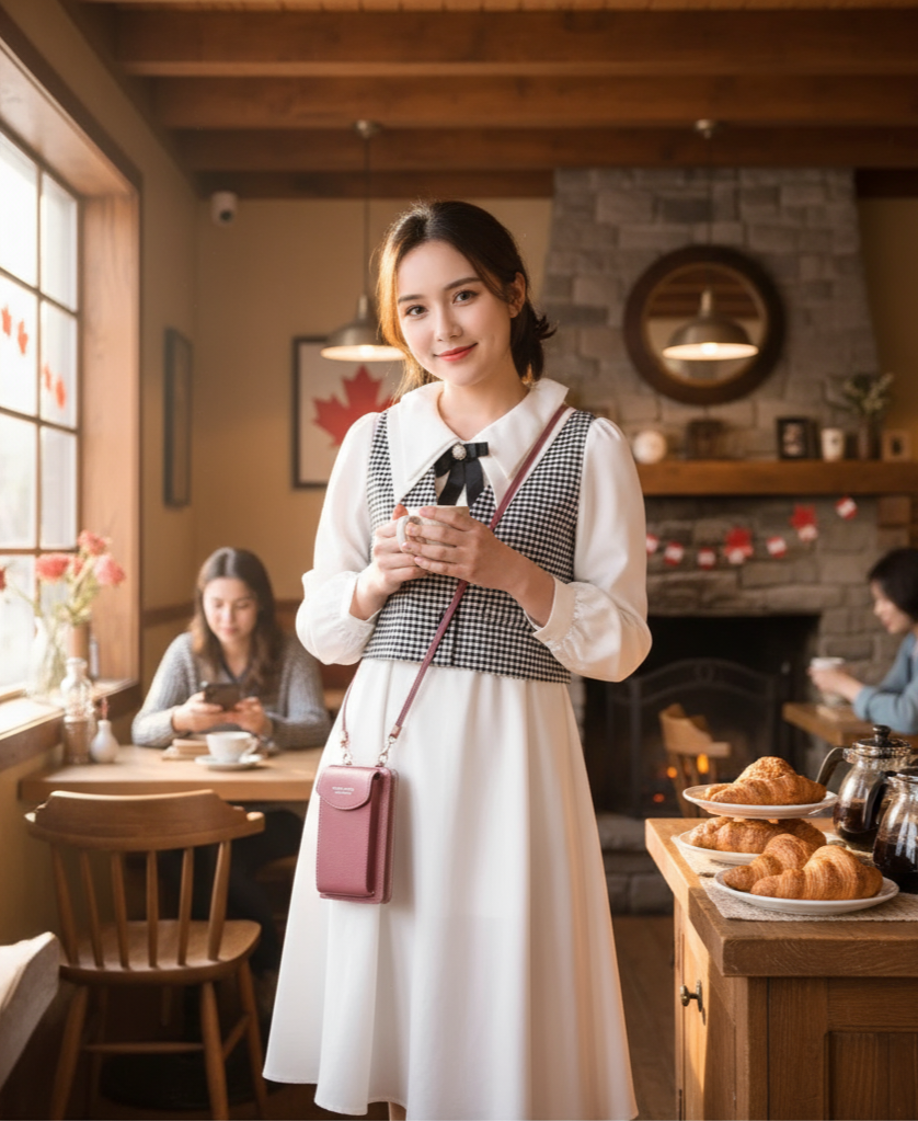 Mini sacs en cuir pour téléphone