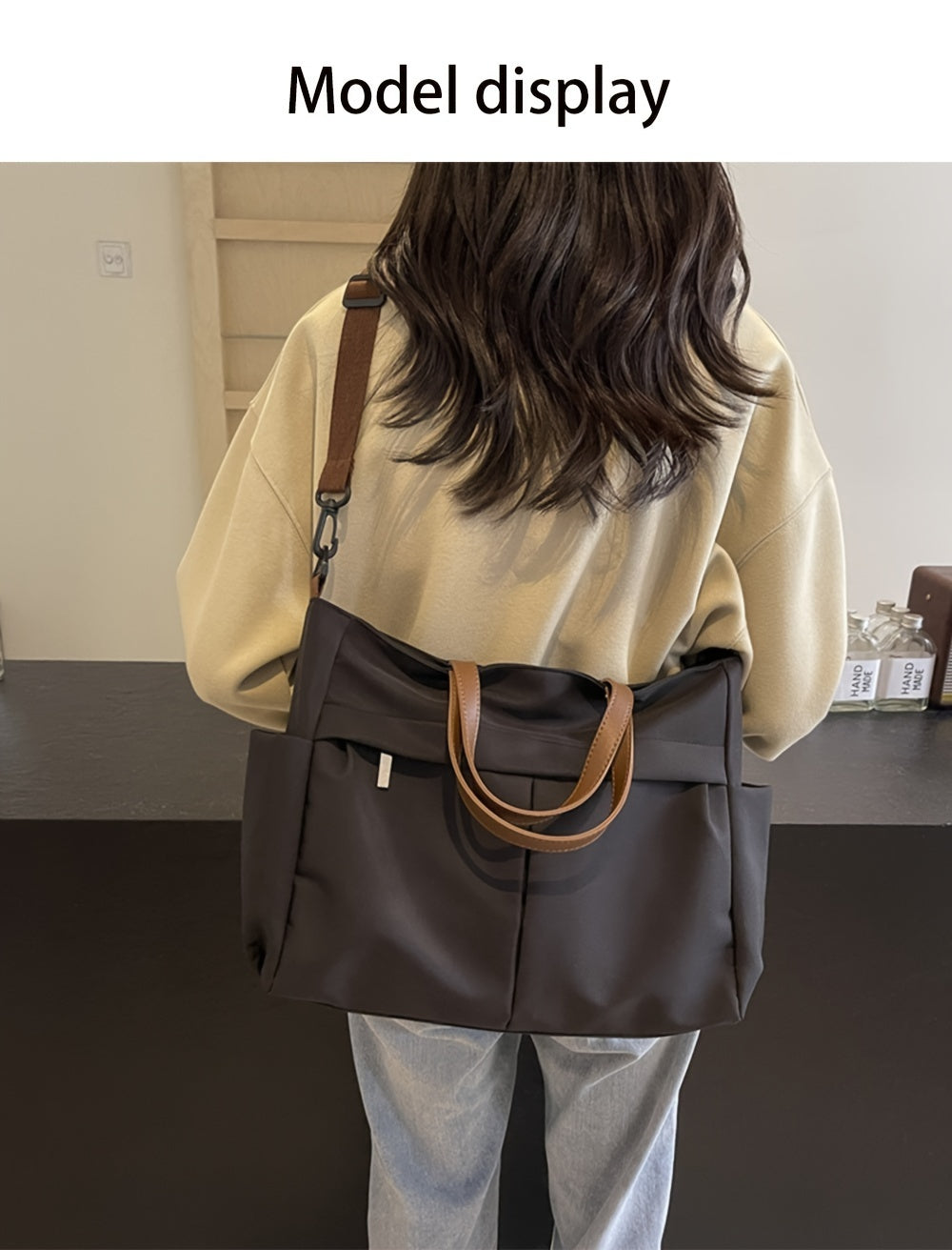 Sac fourre-tout élégant en nylon