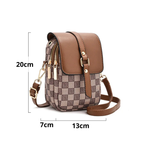Sac téléphone en cuir souple