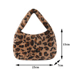 Sac fourre-tout élégant à motif léopard