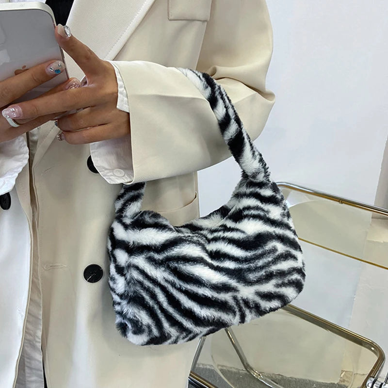 Sac fourre-tout élégant à motif léopard