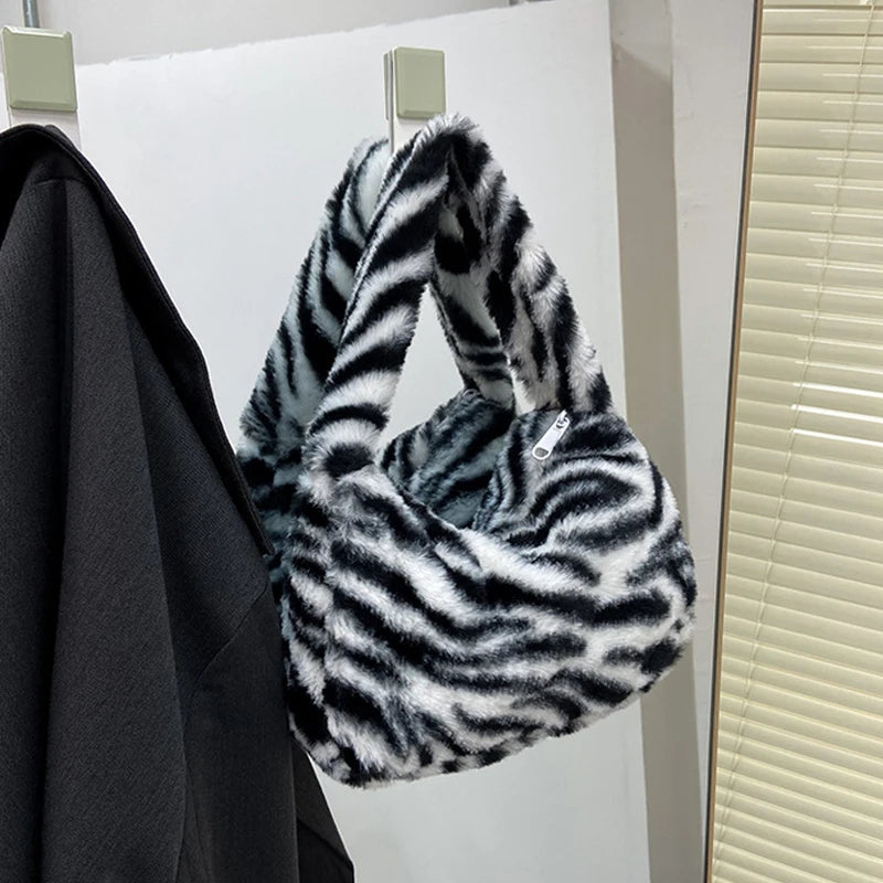 Sac fourre-tout élégant à motif léopard