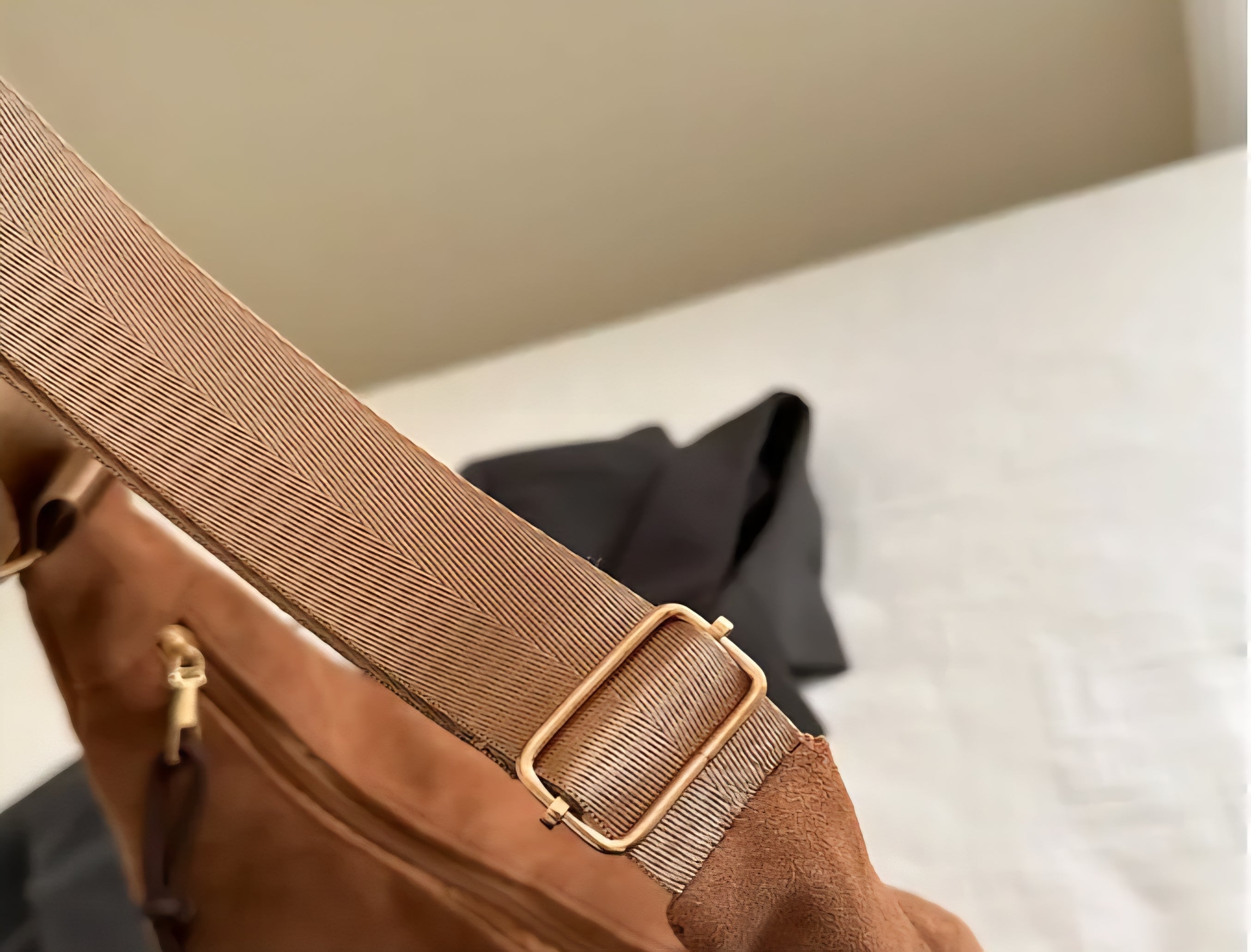 Sac en cuir suédé grande capacité