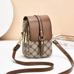 Sac téléphone en cuir souple